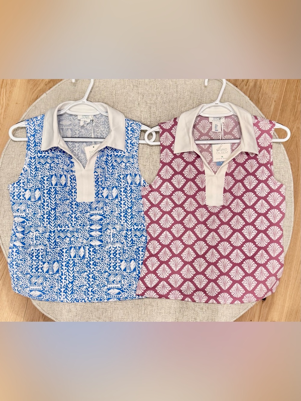 TWO Sigrid Olsen Sleeveless Polo Tops